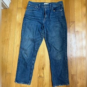 Madewell High Rise Slim Crop Boy Jean
